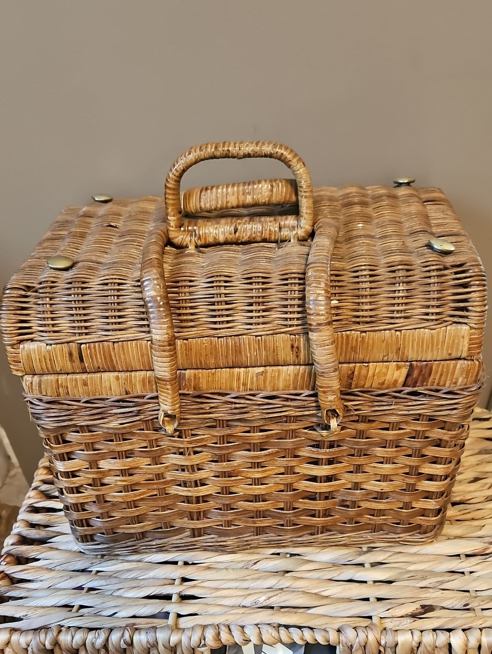 Vintage Picnic Basket. What